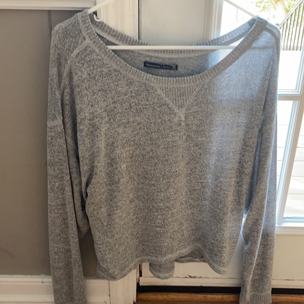 Abercrombie and Fitch long sleeve grey